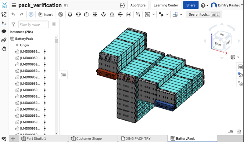 custom feature for XING Mobility in Onshape