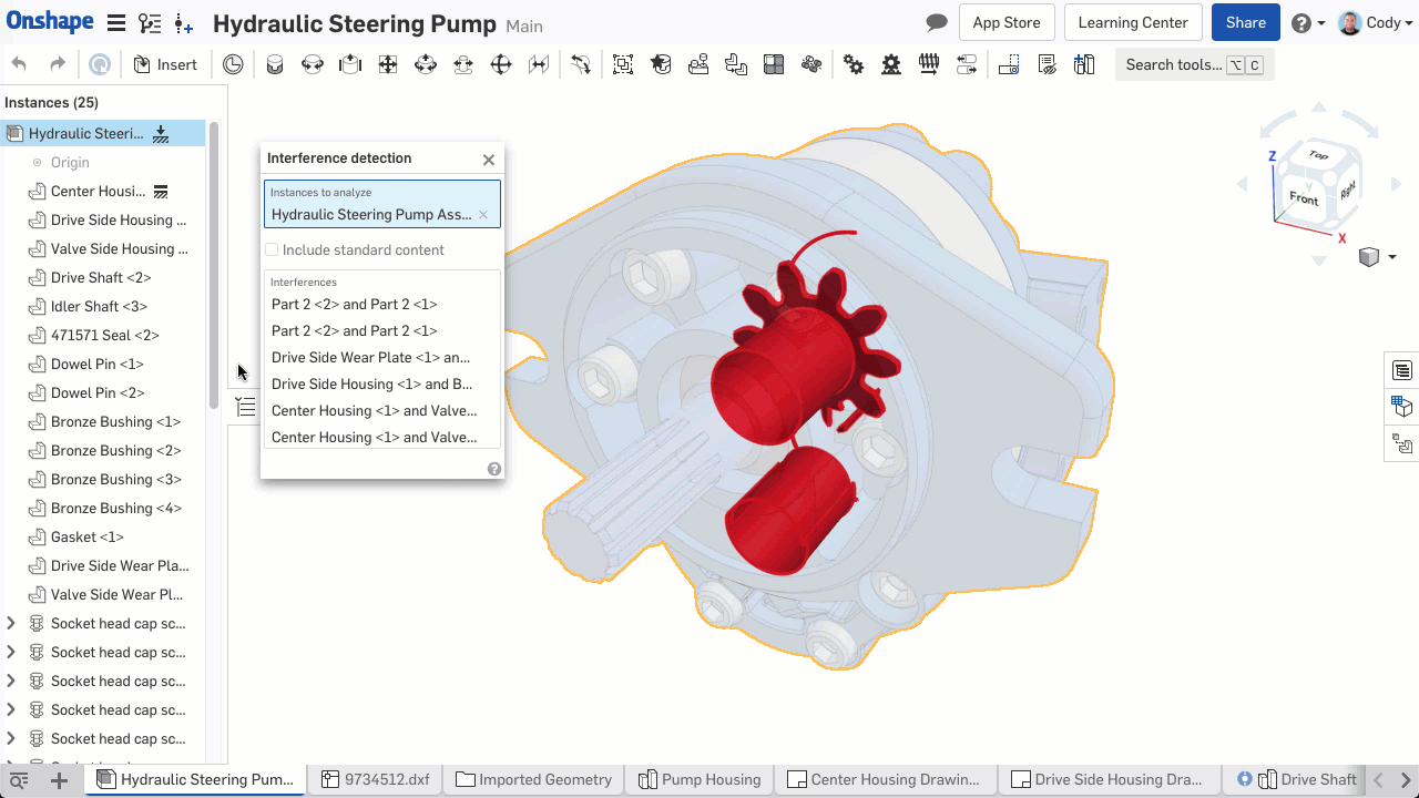 Highlight Interferences in Onshape