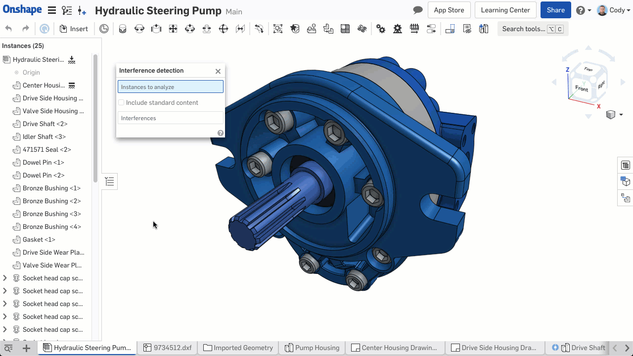 Select Top-Level Assembly in Onshape