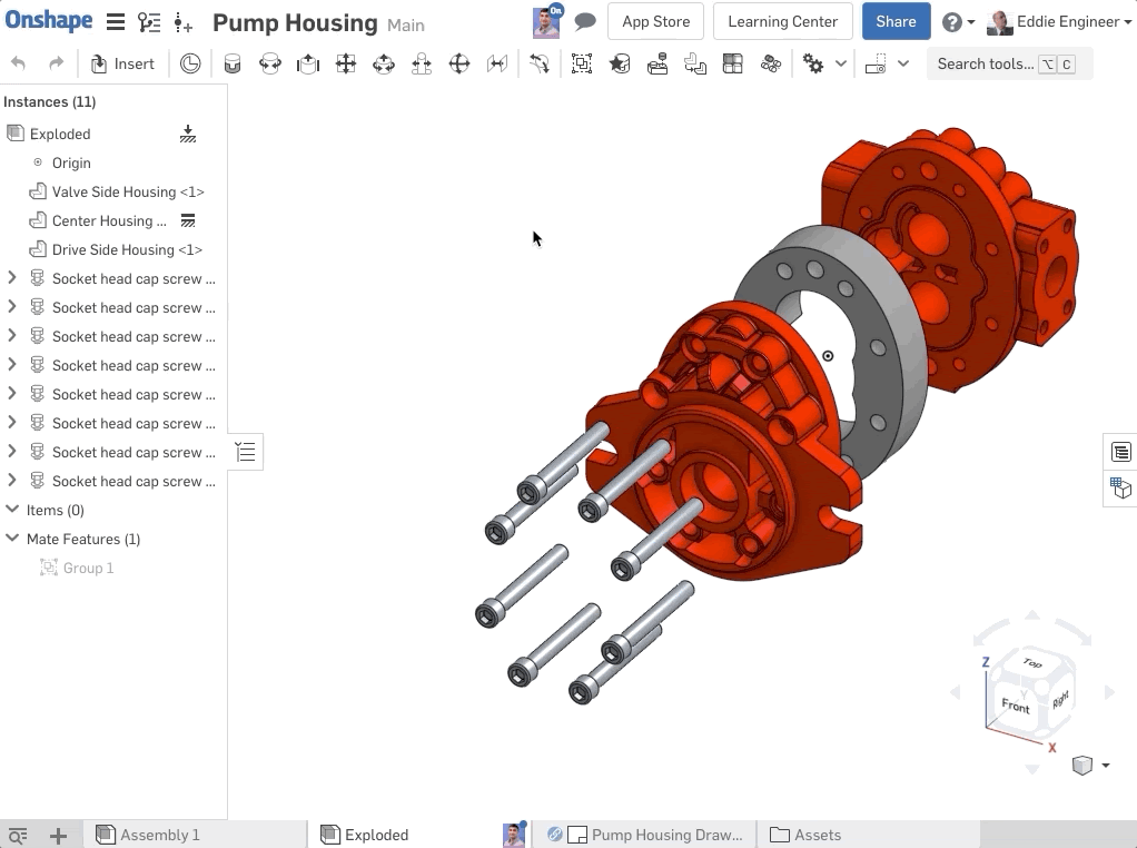 It is now easily identifiable when the Onshape Support Team is working in a shared document.