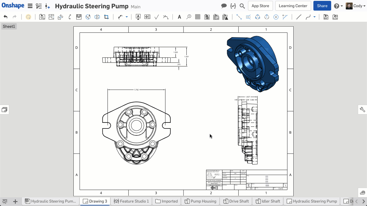 Show Sketch Points Onshape Drawings