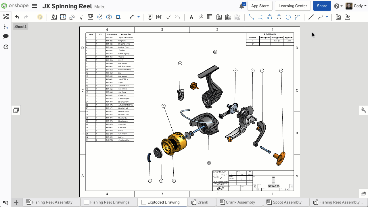 Change Date Format in Revision Table Onshape